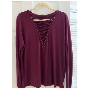 Express Criss-Cross Top